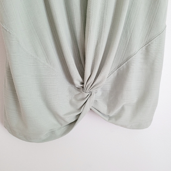 Shambhala | Mint Twist Front Knot Tank Top - Picture 5 of 11